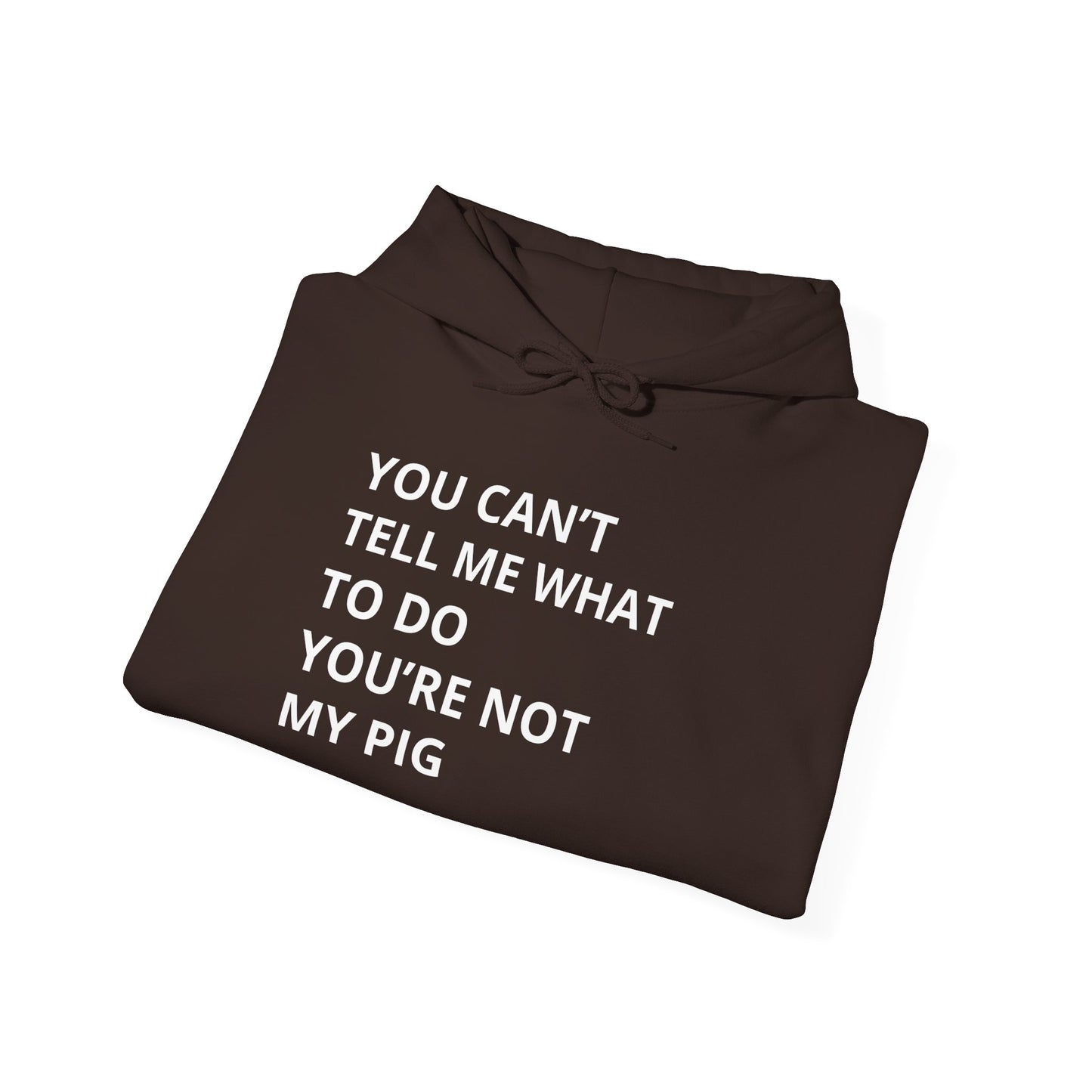 YOU CAN'T TELL ME WHAT TO DO HOODIE