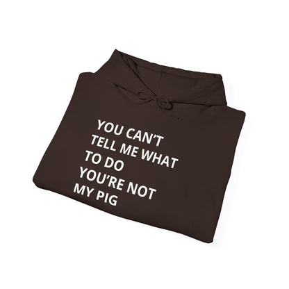 YOU CAN'T TELL ME WHAT TO DO HOODIE