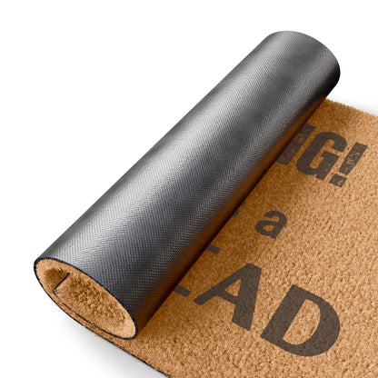 Doormat — "WARNING! The Pig's a D*CKHEAD" Funny Outdoor/Indoor Coir Welcome Mat