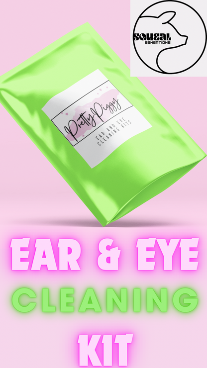 Squeal Sensations”Pretty Piggy”Ear & Eye Cleaning Kits