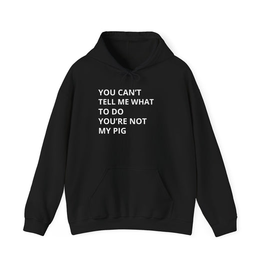 YOU CAN'T TELL ME WHAT TO DO HOODIE