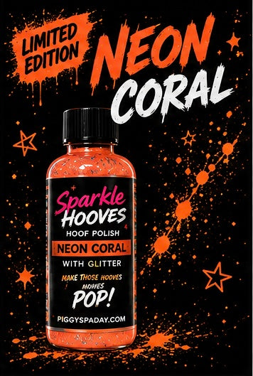 Sparkle Hooves™ Limited Edition Neon + Glitter Hoof Polish