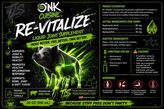 Oink Cuisine Re-Vitalize Liquid Joint Supplement