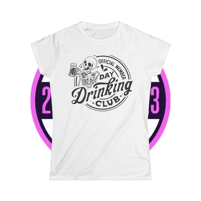 Official Member of Day Drinkers Club Women's Softstyle Tee