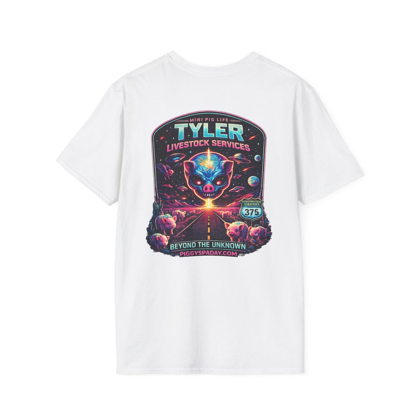 Tyler Livestock Services Sci‑Fi Pig Graphic T-Shirt
