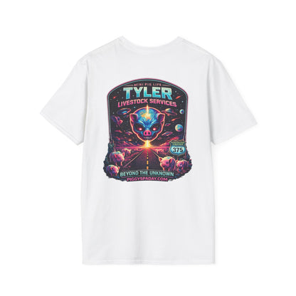 Tyler Livestock Services Sci‑Fi Pig Graphic T-Shirt
