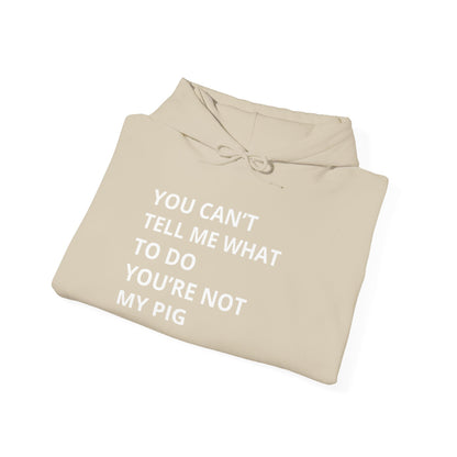 YOU CAN'T TELL ME WHAT TO DO HOODIE