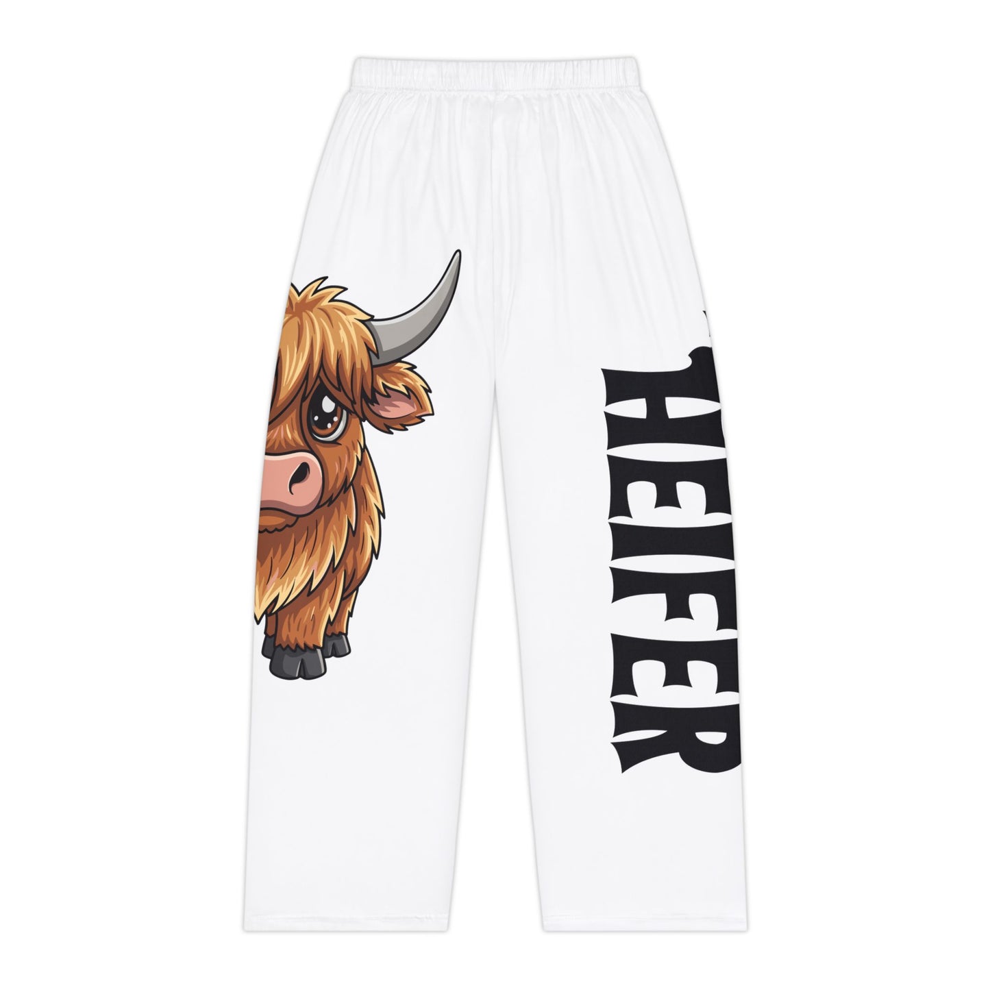 Heifer Pajama Pants — Cute Highland Cow Women's Sleepwear with “Not Today” Text