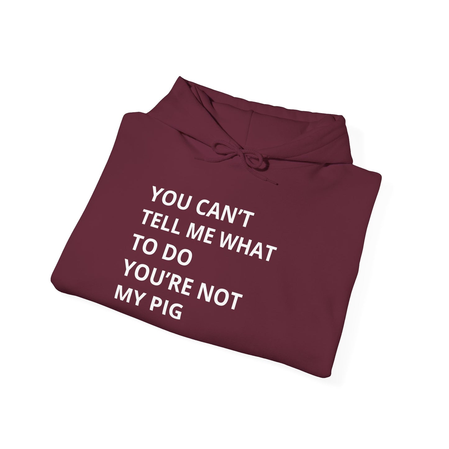 YOU CAN'T TELL ME WHAT TO DO HOODIE
