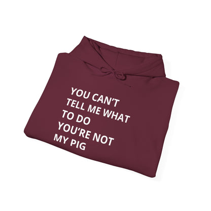 YOU CAN'T TELL ME WHAT TO DO HOODIE