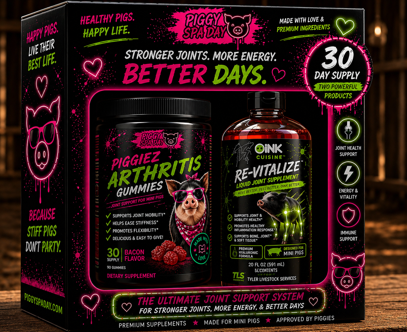 Piggy Spa Day™ Better Days Joint Support Box Set