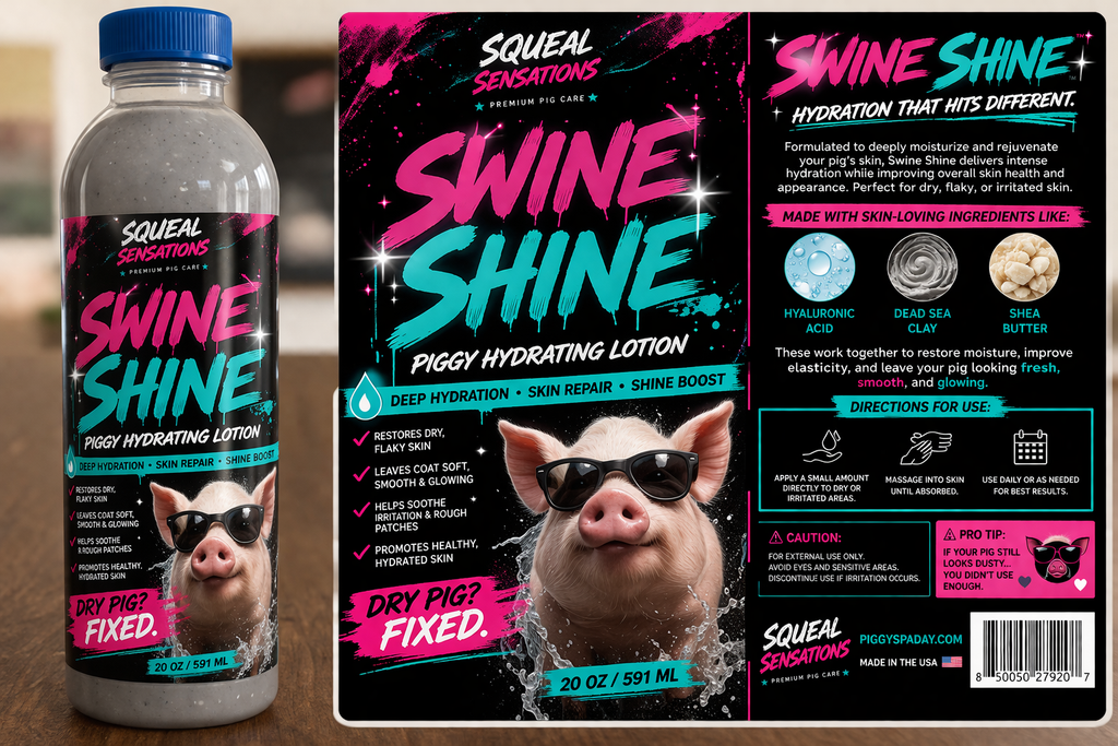 🐷 SWINE SHINE™
Piggy Hydrating Lotion