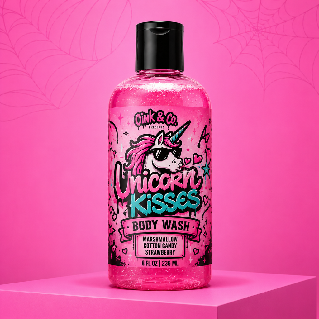 Oink & Co.™ Unicorn Kisses Body Wash | Gentle Moisturizing Body Wash | 8 oz