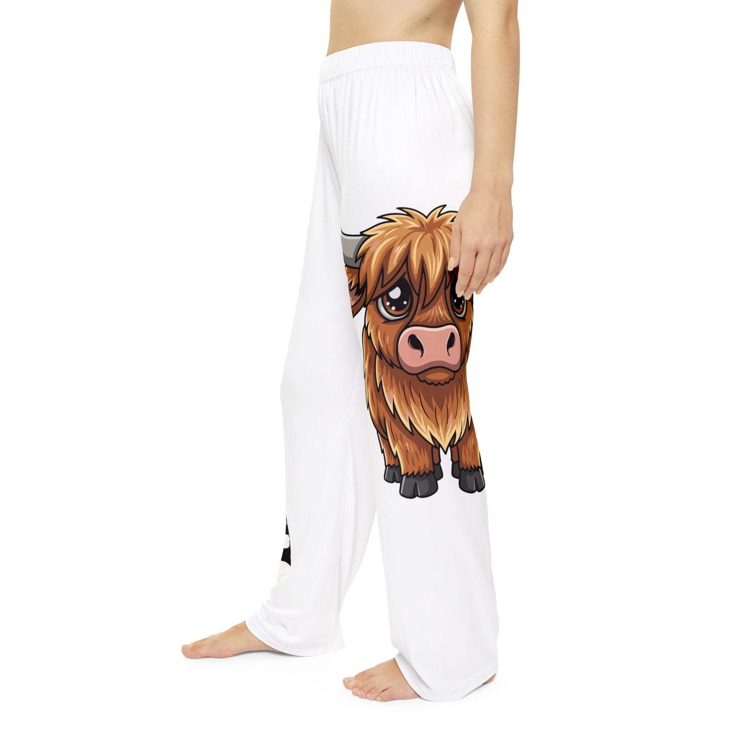 Heifer Pajama Pants — Cute Highland Cow Women's Sleepwear with “Not Today” Text