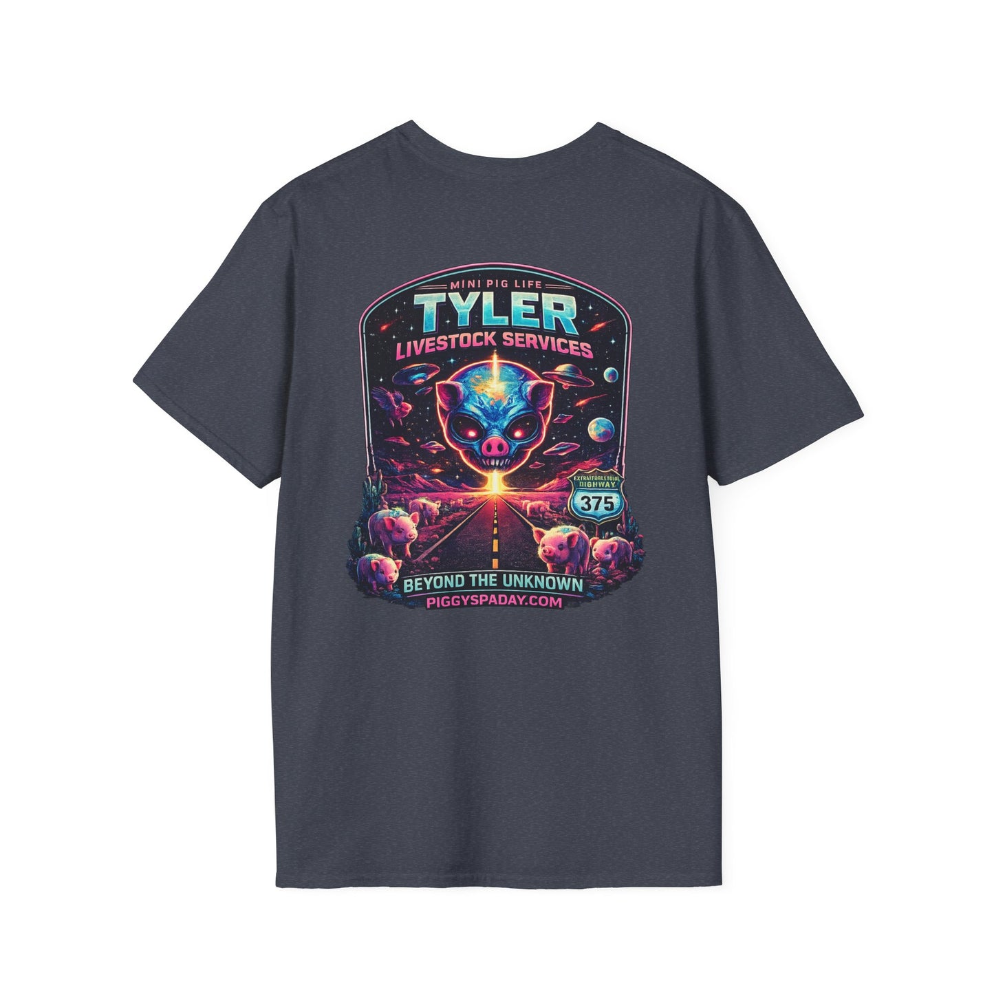 Tyler Livestock Services Sci‑Fi Pig Graphic T-Shirt