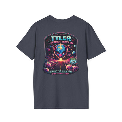 Tyler Livestock Services Sci‑Fi Pig Graphic T-Shirt