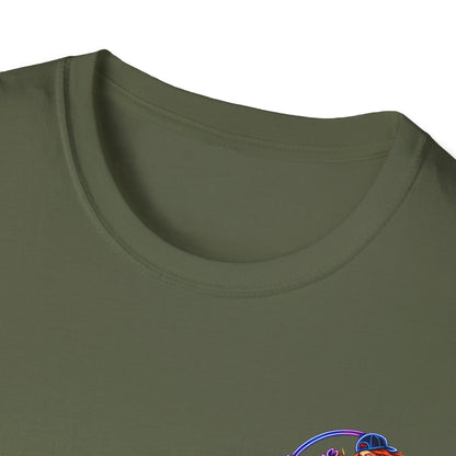 TLS Neon Girl T-Shirt — Neon Retro Gaming Crew Tee