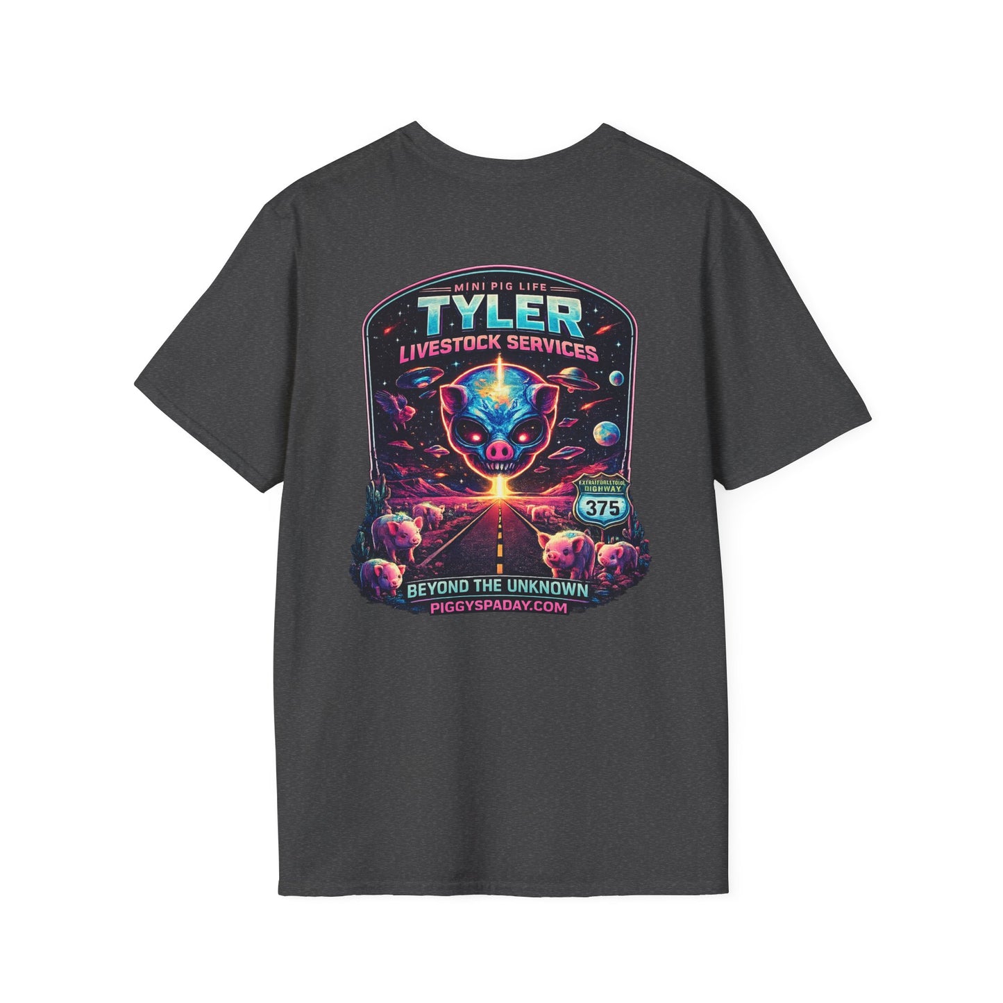 Tyler Livestock Services Sci‑Fi Pig Graphic T-Shirt