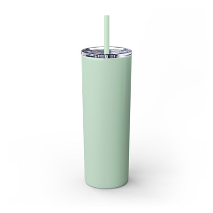 Savage Pig Skinny Tumbler with Straw, 20oz