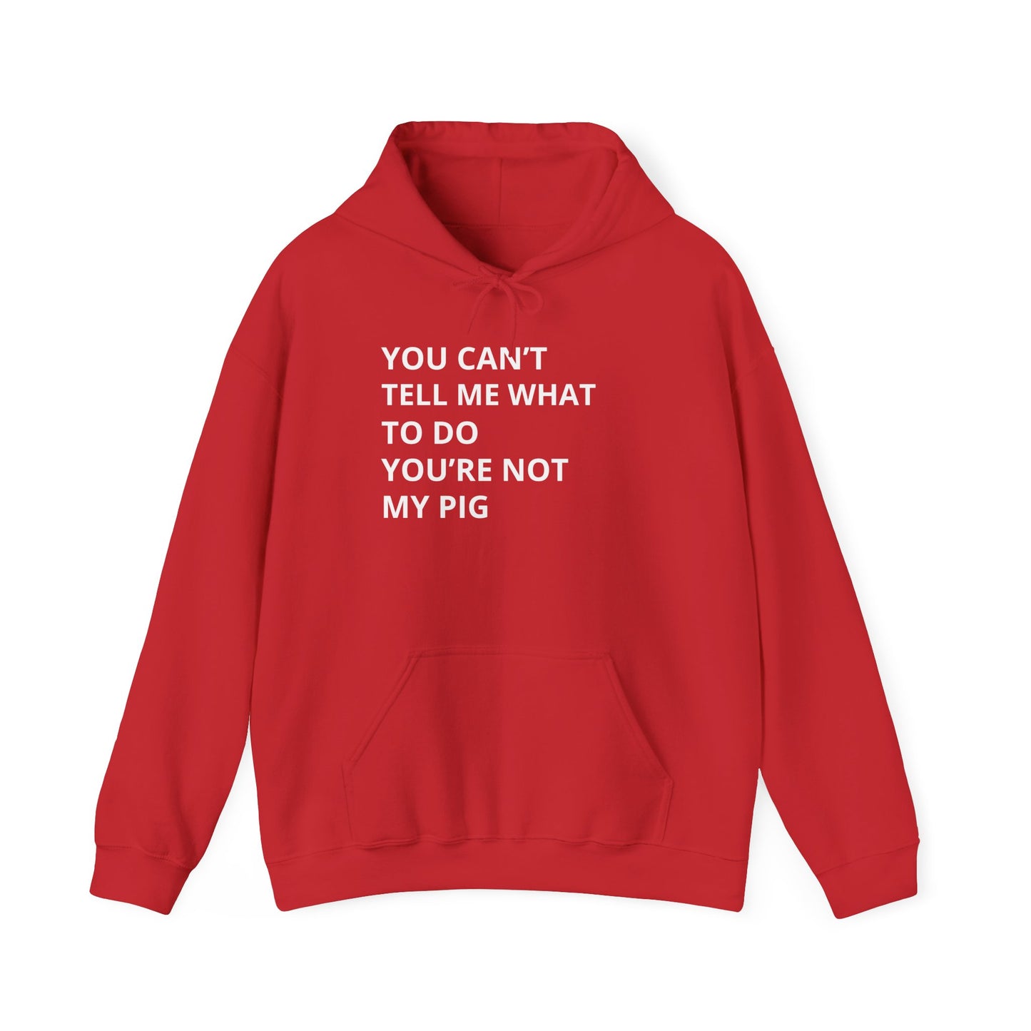 YOU CAN'T TELL ME WHAT TO DO HOODIE