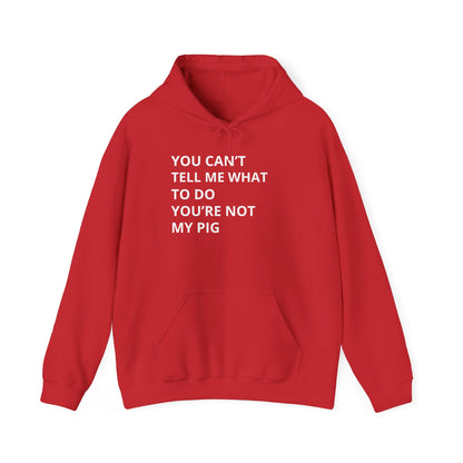 YOU CAN'T TELL ME WHAT TO DO HOODIE