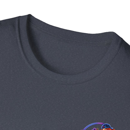 TLS Neon Girl T-Shirt — Neon Retro Gaming Crew Tee