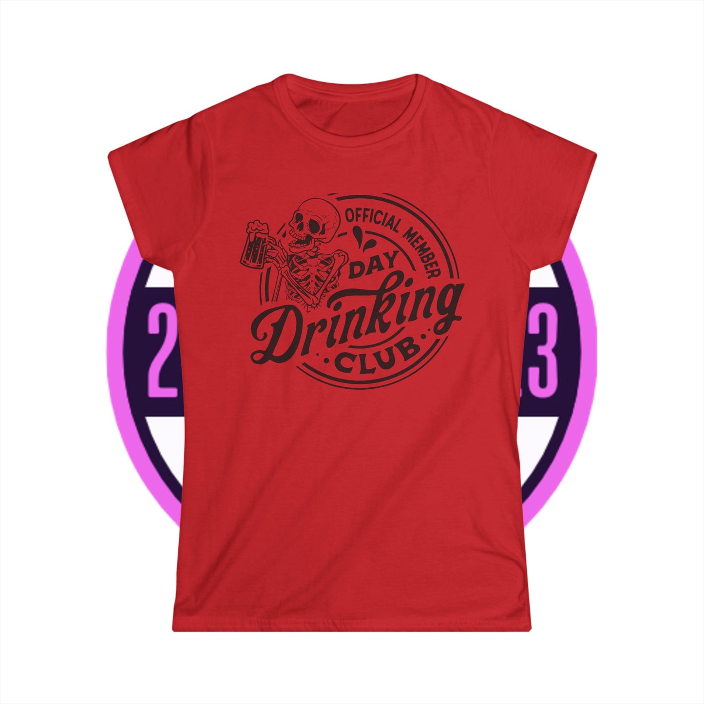 Official Member of Day Drinkers Club Women's Softstyle Tee