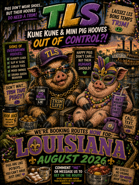 LOUISIANA August 2026 ( please read full description) route closes 6/15/2026