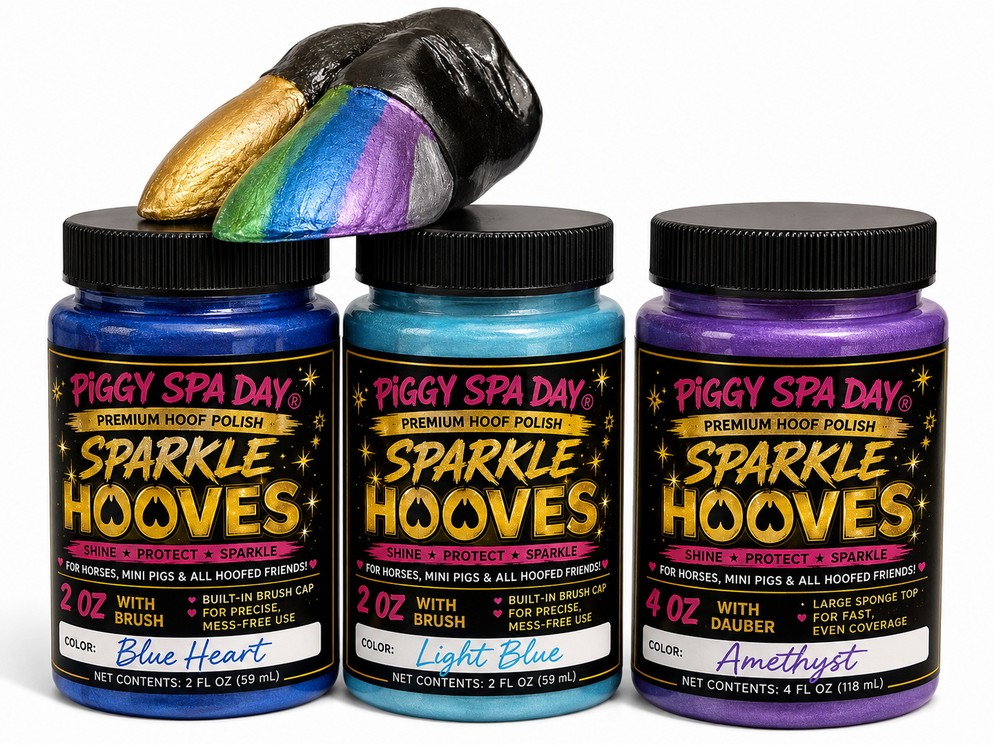 Squeal Sensations Sparkle Hooves Hoof Paint