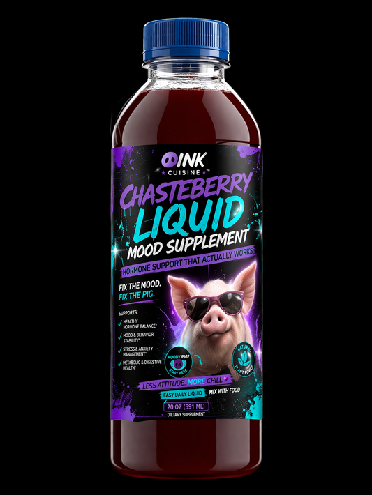 🐷 OINK CUISINE™
Chasteberry Liquid Mood Supplement