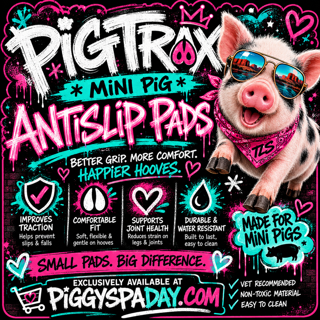 PigTrax™ Anti Slip Mini Pig Hoof Pads