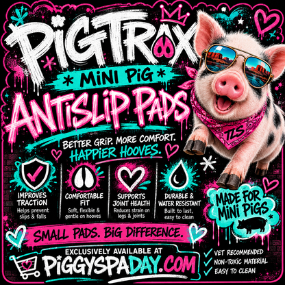 PigTrax™ Anti Slip Mini Pig Hoof Pads