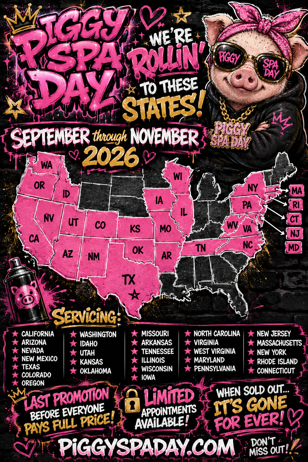 Pre-Booking September through November 2026 with deep discounts!
