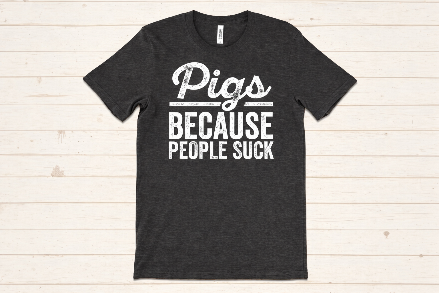 Pigs. Because People Suck