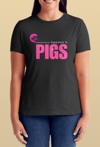 Happiness is pigs T-shirt or Hoodie