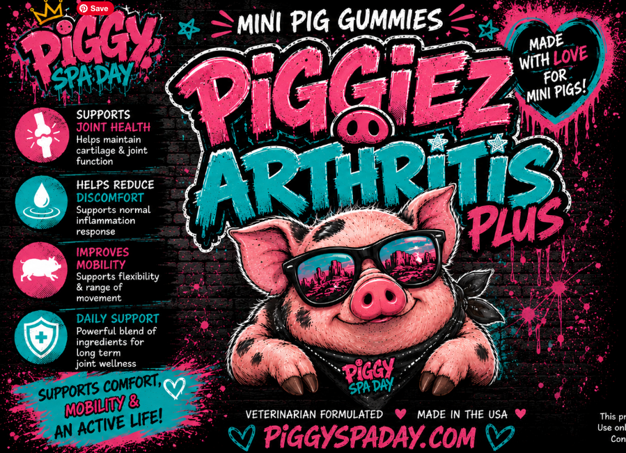 🐷 Piggiez™ Arthritis Plus Mini Pig Gummies