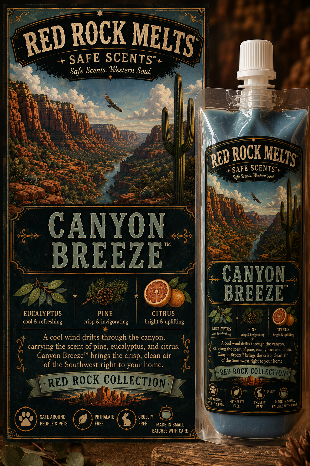 Red Rock Melts™ Safe Scents- Canyon Breeze