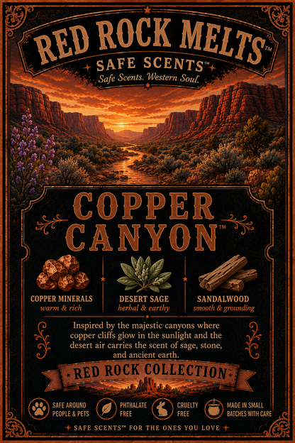 Copper Canyon™ | Amber & Sandalwood Squeezable Wax Melt