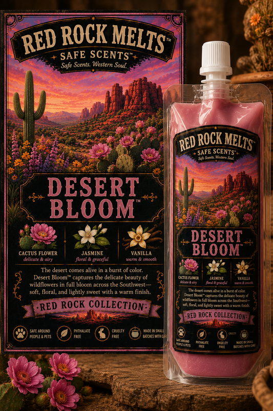 Desert Bloom™ | Floral Vanilla Squeezable Wax Melt | Red Rock Melts™